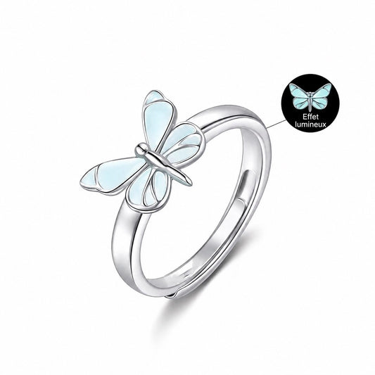 Lumina | Bague Papillon Lumineuse